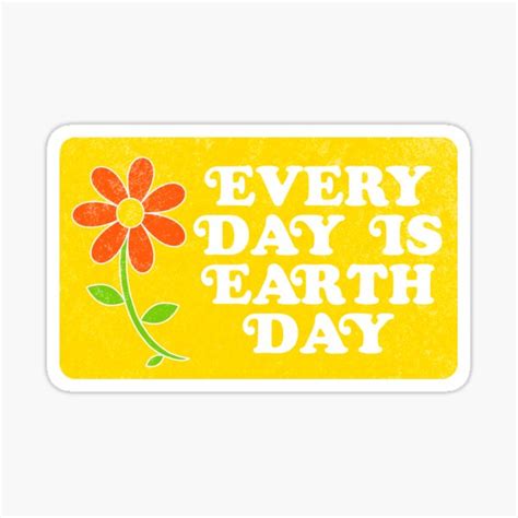 Paper Party Supplies Small Sticker Laptop Sticker Earth Day Every Day