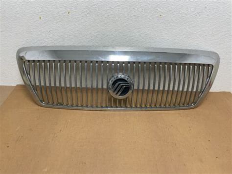 2003 To 2005 Mercury Grand Marquis Chrome Front Upper Grille Grill