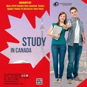 Apply For The May 2018 Intake Canada Lead International Visa