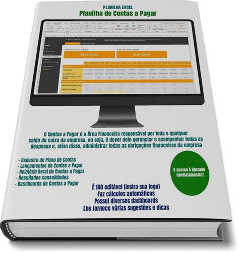 Contas a Pagar Planilha Excel – Planilhas Excel