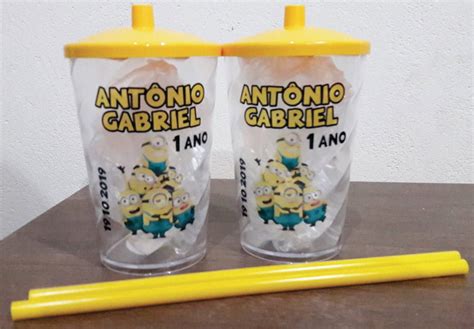 Copo Twister Ml Minions Elo Produtos Especiais