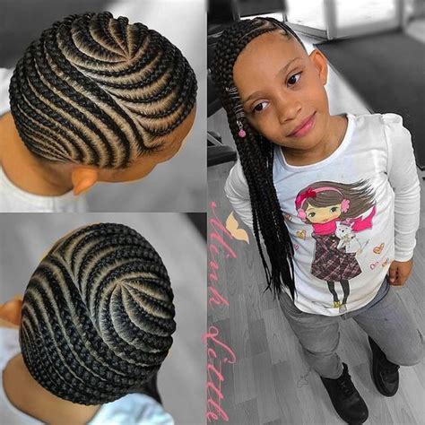 20 Cute Cornrows For Kids Hairstyles That Look Amazing New Natural