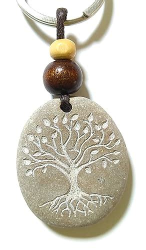 Porte Cl S Sculpt Avec Un Arbre De Vie Amazon Fr Produits Handmade