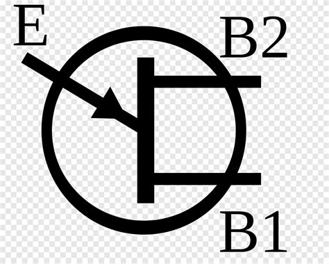 Unijunction Transistor Elektronisch Symbool Halfgeleiderelektronica