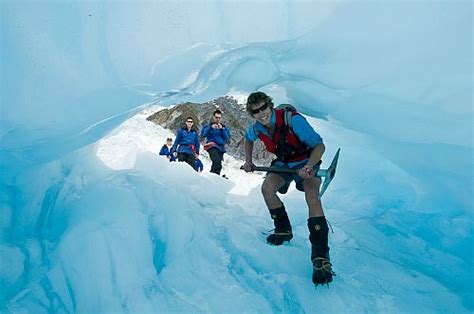 Exploring An Ice Cave On Franz Josef Glacier Pic Courtesy Westcoast Co