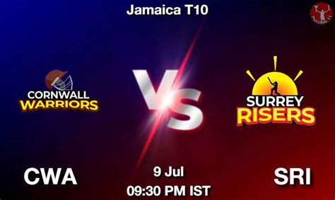 Cwa Vs Sri Dream Prediction Team Live Cricket Jul Pm