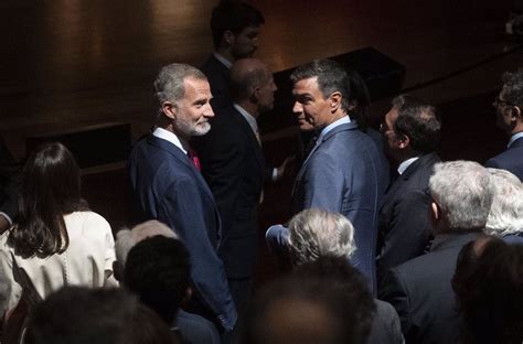 Rey Felipe El Rey Felipe VI y Pedro Sánchez inauguran este lunes la