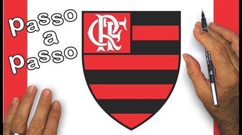 Como Desenhar Escudo Do Flamengo Passo A Passo YouTube