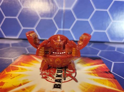 Mavin Bakugan Battle Brawlers Fortress G Pyrus Red Read