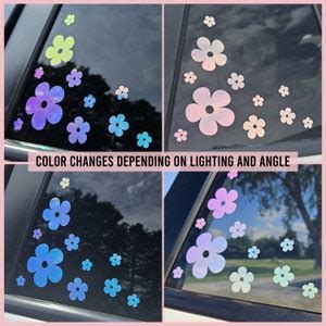 Flower Sticker Pack for Car Decals for Window Stickers of Flowers for ...