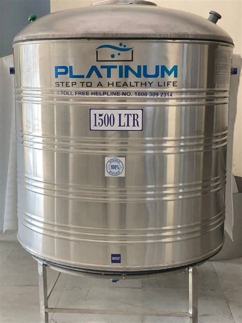 Platinum Liter Stainless Steel Water Storage Tank L At Rs