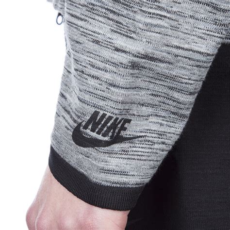 Nike Tech Knit Jacket Carbon Heatherblackcool Greyblack Consortium