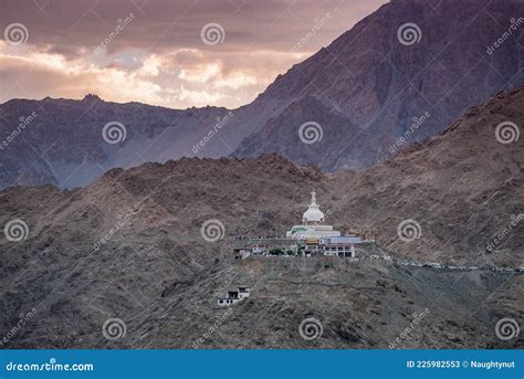 Shanti Stupa Is A Buddhist White Domed Stupa In Leh City Leh Ladakh