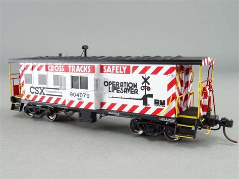 HO Brass Model OMI 087030020 3 CSX Operation Lifesaver Caboose