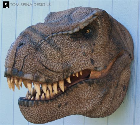 Scaled T Rex Head Prop Bust Tom Spina Designs Tom Spina Designs