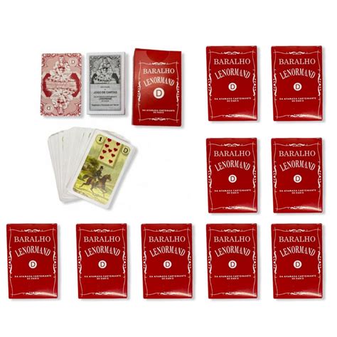 Kit 10 Baralhos Tarot Lenormand Atacado Revenda Submarino