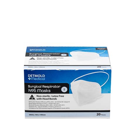 Bulk N95 Masks with Head Bands (Small) - Detmold Medical