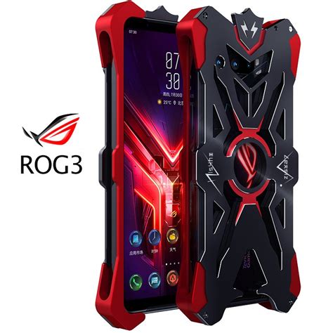 เคสโทรศพทอลมเนยมโลหะกนกระแทกสาหรบ Asus Rog 3 Rog 2 Rog Phone Ii