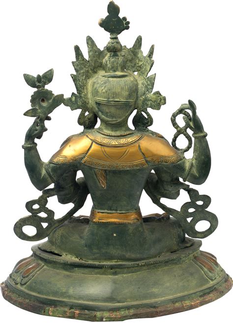 18 Tibetan Buddhist Deity Chenrezig Four Armed Avalokiteshvara In