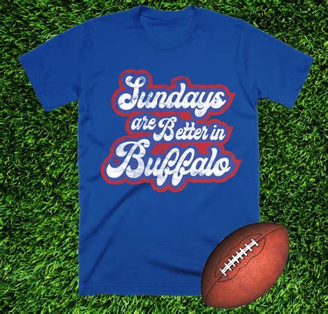 Buffalo Bills Football T Shirt Vintage Style Buffalo Football