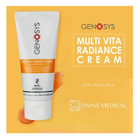 D'vine Medical - ‘Genosys Multi Vita Radiance Cream’ now...