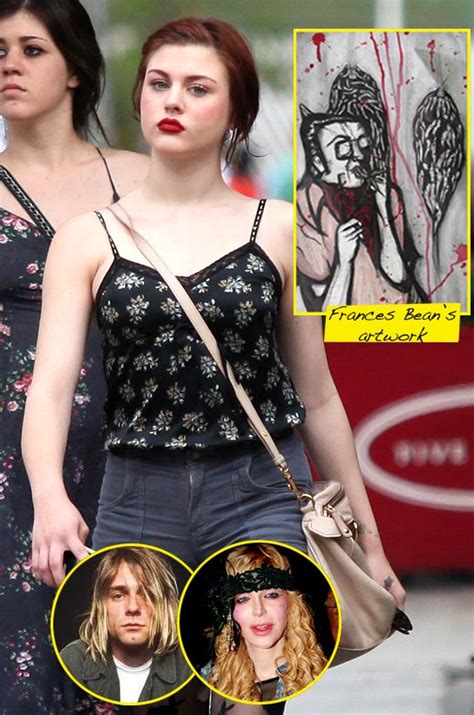 Frances Bean Cobain Before After