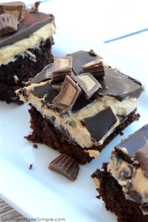 Double Chocolate Peanut Butter Cup Brownies Southern Made Simple