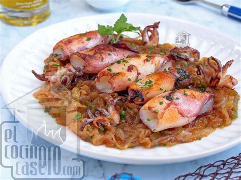 Chipirones Encebollados El Cocinero Casero Pescados Y Mariscos