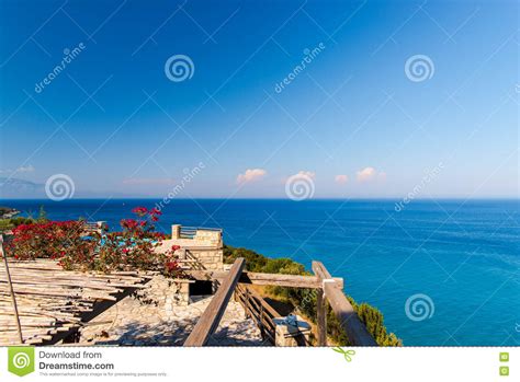 Amazing View At Ionian Sea Stock Image Image Of Beauty 78264189