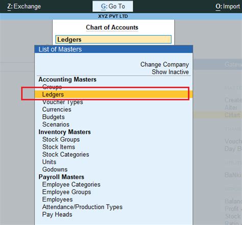 How To Create Multiple Ledger In Tally Prime