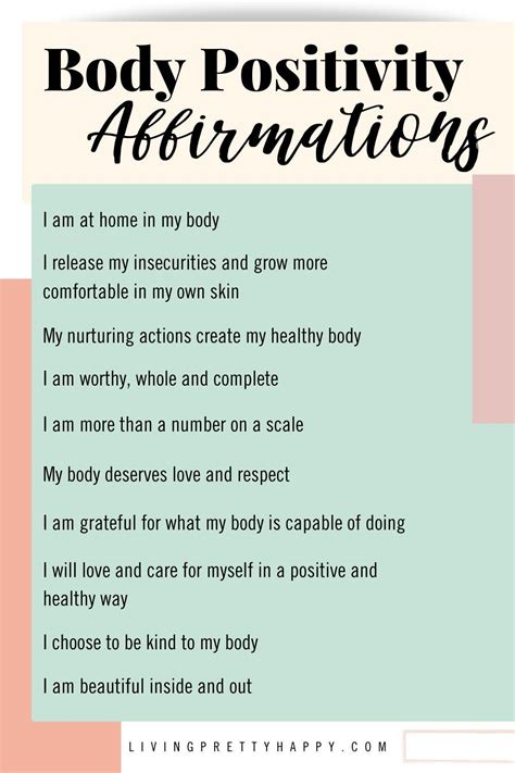 10 Body Positive Affirmations Positive Body Affirmations Body Positive Quotes Positive