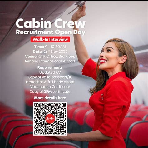 Airasia Cabin Crew Walk In Interview [penang] November 2022 Better