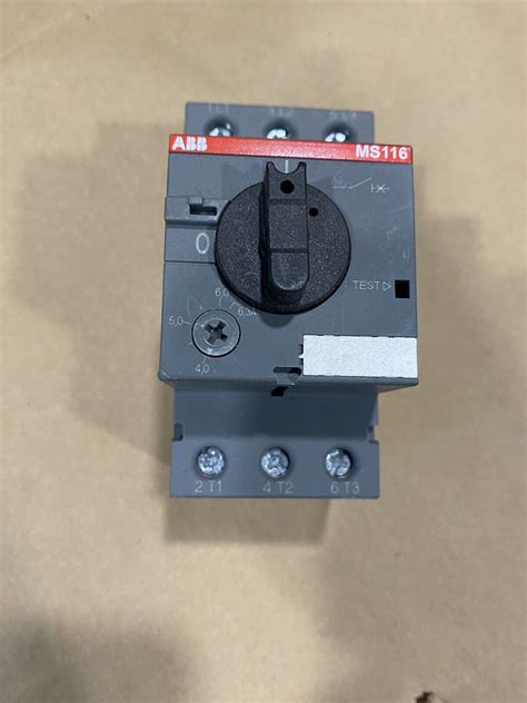 Abb Manual Motor Starter Ms Sam R No Box