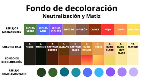 Decoloraci N Capilar Y Escala De Fondos De Decoloraci N Aula De