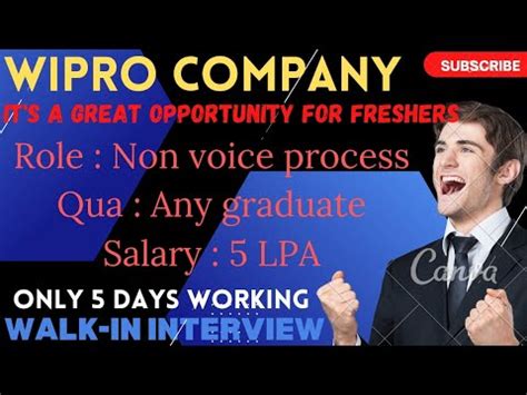 Wipro Company Walk In Interviews Voice Process Non Voice Process