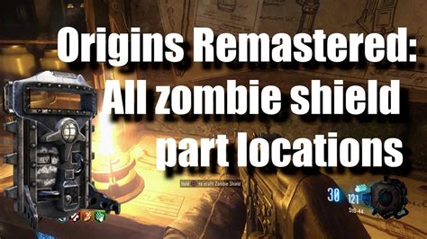 Origins Remastered All Shield Part Locations Zombies Chronicles