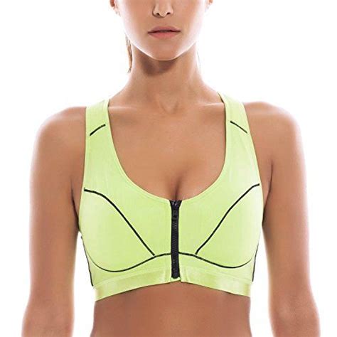 Syrokan Women S High Impact Front Closure Sports Bra