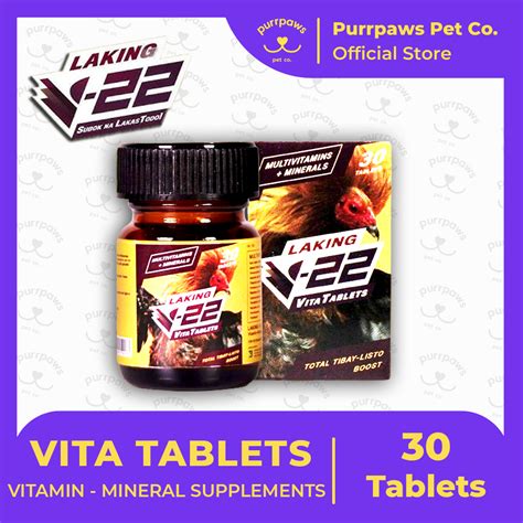 Laking V 22 Vita Tablets Multivitamins Minerals 30 Tablets Per Bottle Lazada Ph