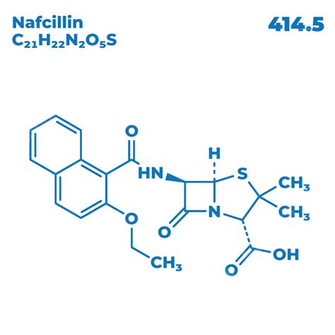 Nafcillin Structure PNG, Vector, PSD, and Clipart With Transparent ...