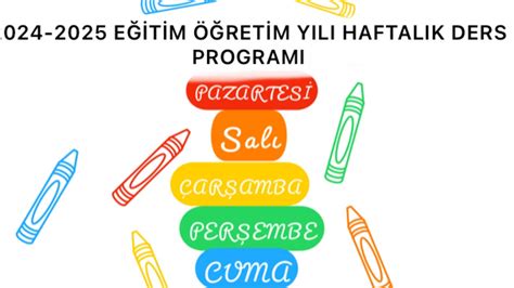 E Itim Retim Y L Haftal K Ders Program G Ncellendi