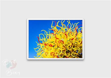 Glass Blown Chihuly Sculpture Colorful Wall Decor for Home Seattle ...