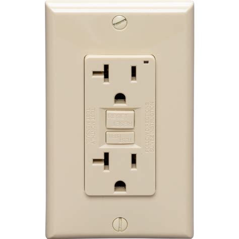 Self Test Gfci Receptacle 20a Ivory Rpp Usa