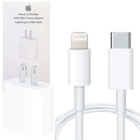 KIT APPLE CABLE USB C A LIGHTNING 1M ADAPTADOR DE CORRIENTE 20W