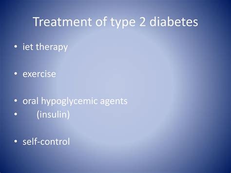 Diabetes Basic Treatment And Prevention Ppt Download