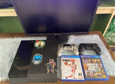 PS4 WITH MONITOR on Carousell