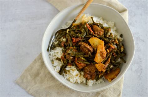 Guyanese Fry Bora With Chicken Alicas Pepperpot