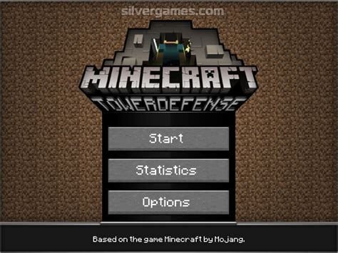 Minecraft Tower Defense Graj Online Na SilverGames