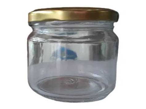 Lug Cap Transparent 300 Ml Round Glass Jar For Kitchen Storage At Rs