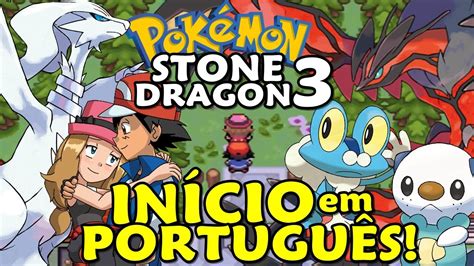 Pok Mon Stone Dragon Hack Rom Gba O Timo In Cio De Um Jogo