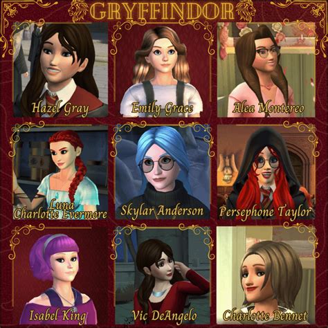 Members Of House Gryffindor 🦁 Rhphogwartsmystery